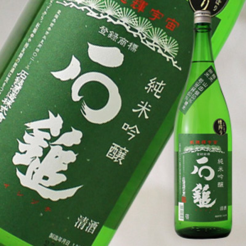 石鎚 純米吟醸 緑ラベル 1800ml - 酒舗 井上屋