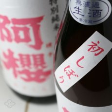 画像3: 阿櫻 初しぼり 特別純米 無濾過生原酒 720ml（要冷蔵） (3)