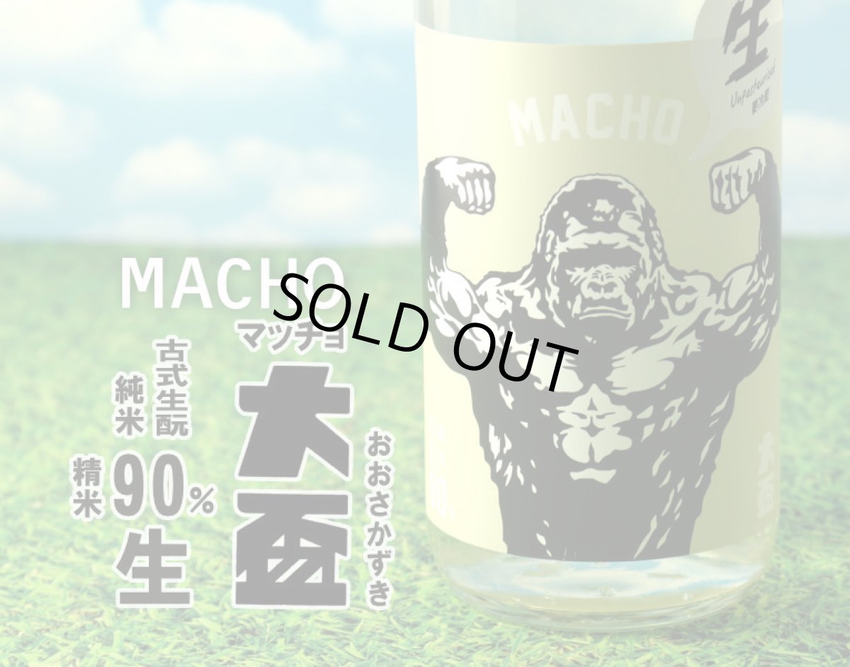 画像3: 大盃 マッチョ macho 古式生もと 純米 90% 生 1800ml(要冷蔵) (3)