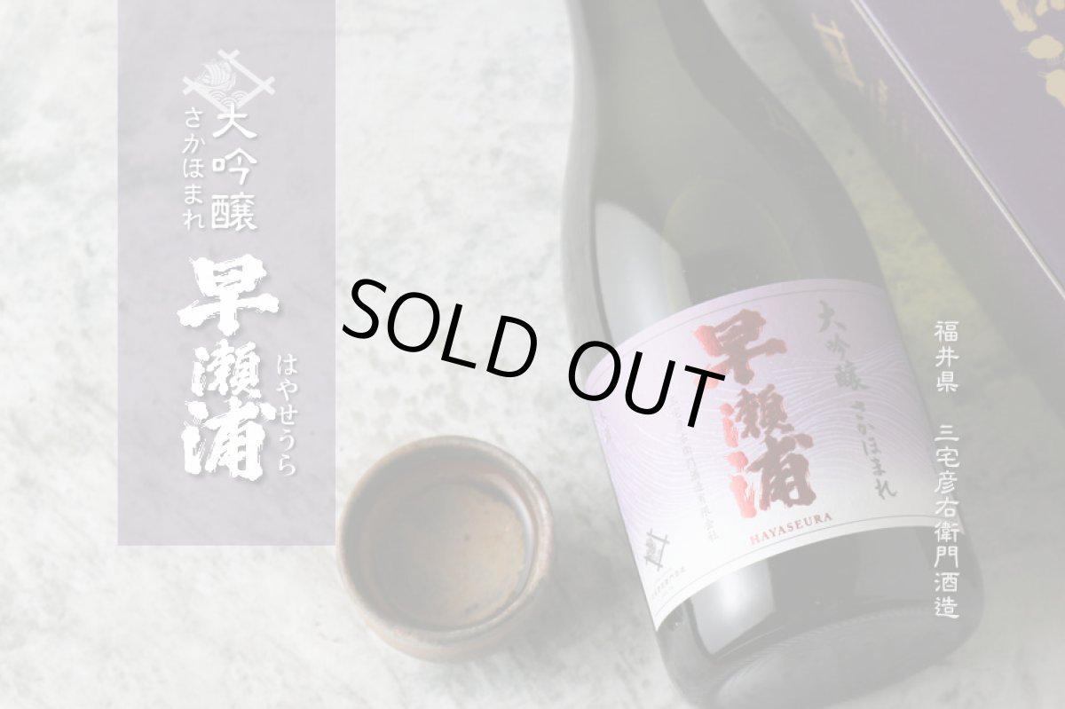 画像3: 早瀬浦 大吟醸 さかほまれ 720ml (3)