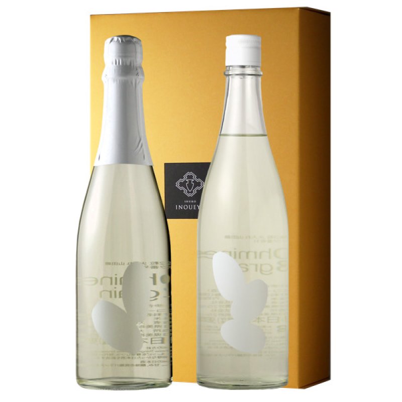 産土 二農穣 山田錦 × 【希少】 Ohmine 大嶺3粒 雄町50 ２本セット Ohmine 2粒3粒セット (日本酒 大嶺2粒、大嶺3粒) - 酒舗 井上屋