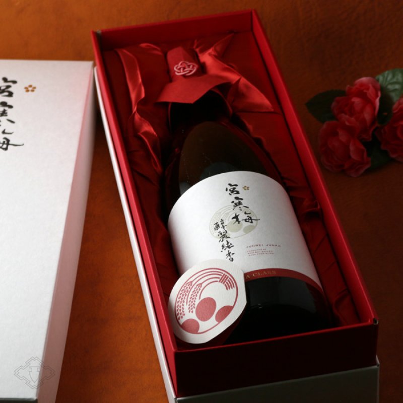 宮寒梅 醇麗純香 EXTRA CLASS 純米大吟醸 35% 1800ml - 酒舗 井上屋
