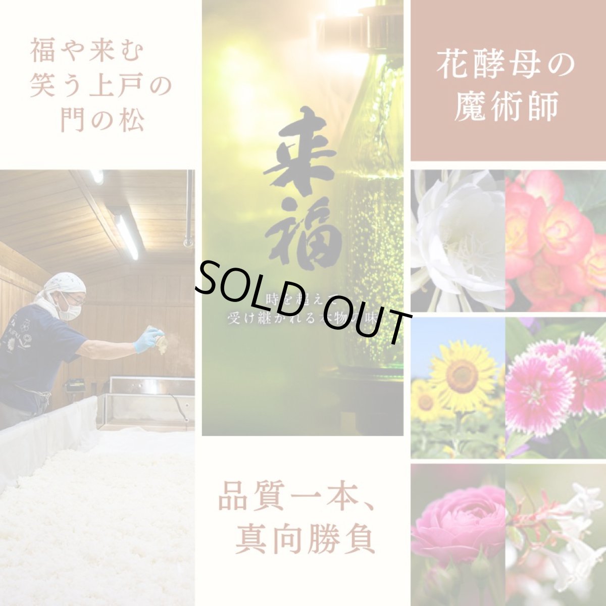 画像7: 開運来福セット （1800ml×2本 日本酒 来福純米吟醸 山田錦 愛山） (7)