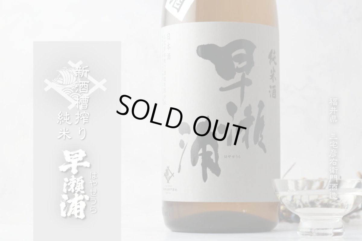 画像4: 早瀬浦 新酒槽搾り 純米酒 1800ml（日本酒 三宅彦右衛門酒造 はやせうら） (4)