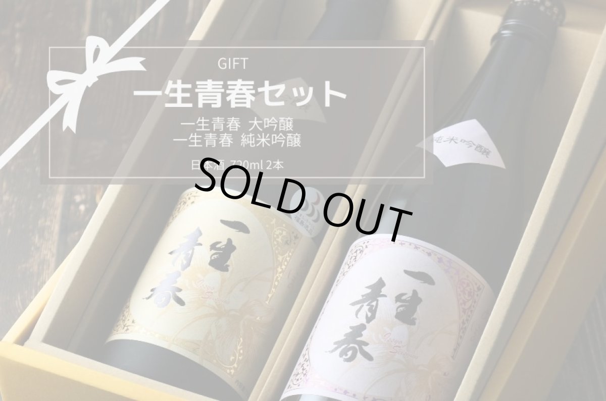 画像5: 一生青春セット  (日本酒 720ml2本 一生青春 大吟醸 純米吟醸 曙酒造) (5)