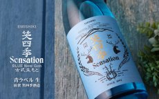 画像6: 笑四季 センセーション 青ラベル 生酒 1800ml（要冷蔵 日本酒 えみしき） (6)