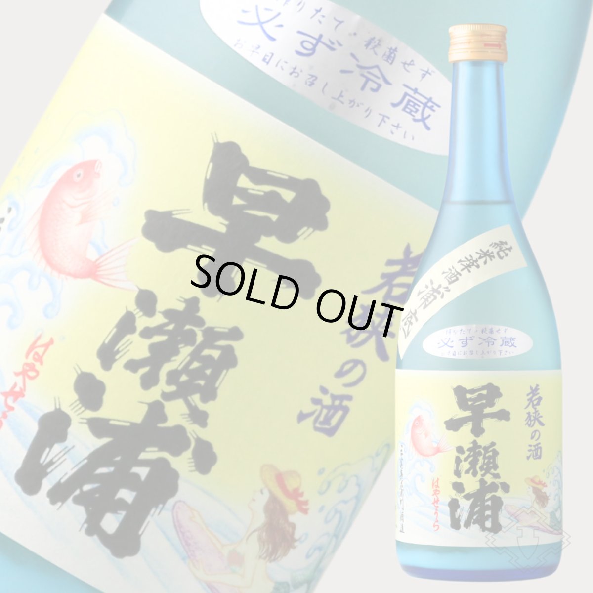 画像2: 早瀬浦 純米滓酒 浦底 海の女神 720ml（要冷蔵）2025年7月入荷 ※お一人様2本まで (2)
