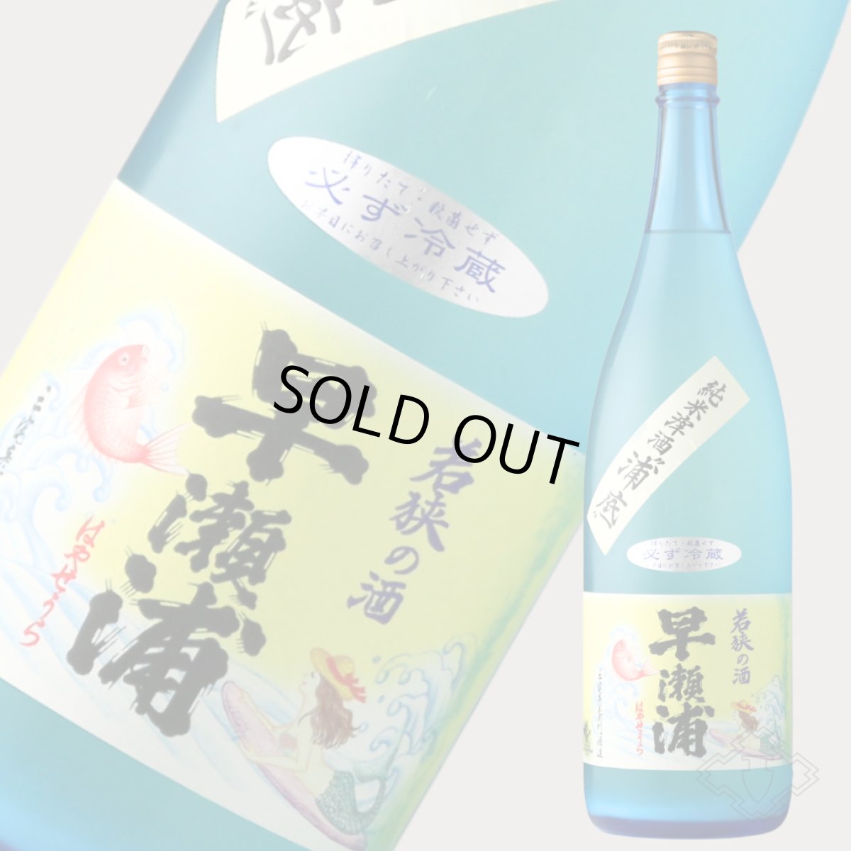 画像2: 早瀬浦 純米滓酒 浦底 海の女神 1800ml（要冷蔵） (2)