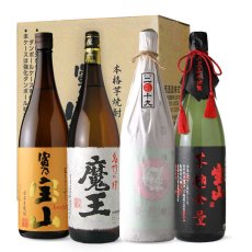 画像1: 焼酎四つ葉セット（芋焼酎 1800ml 4本） (1)