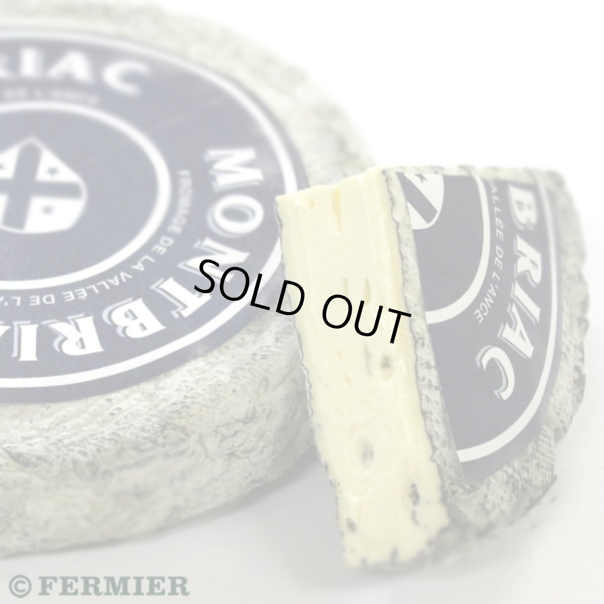 画像1: モンブリアック 1/4個（約125g）（チーズ フランス 青カビ 要冷蔵 フェルミエ） (1)