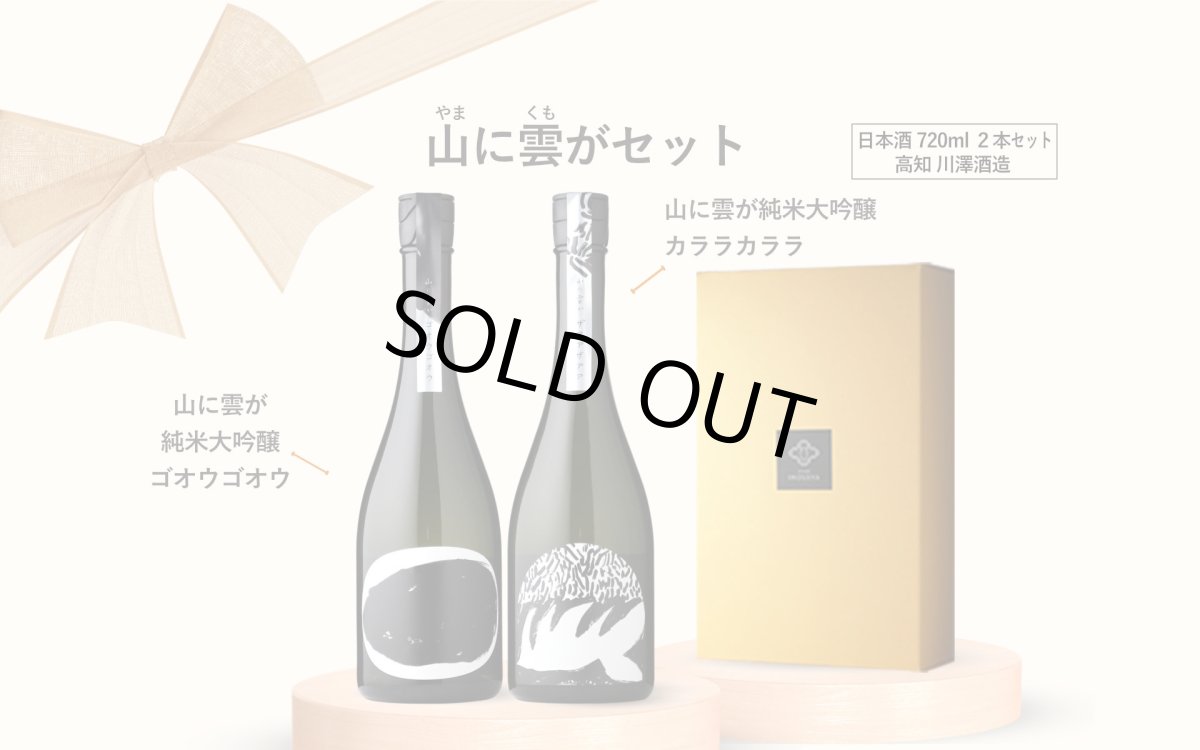 画像5: 山に雲がセット  (日本酒 720ml 2本 純米大吟醸 ゴオウゴオウ ザアアザアア 川澤酒造) (5)