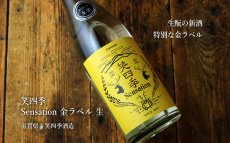 画像4: 笑四季 センセーション 金ラベル生原酒 1800ml（要冷蔵） (4)