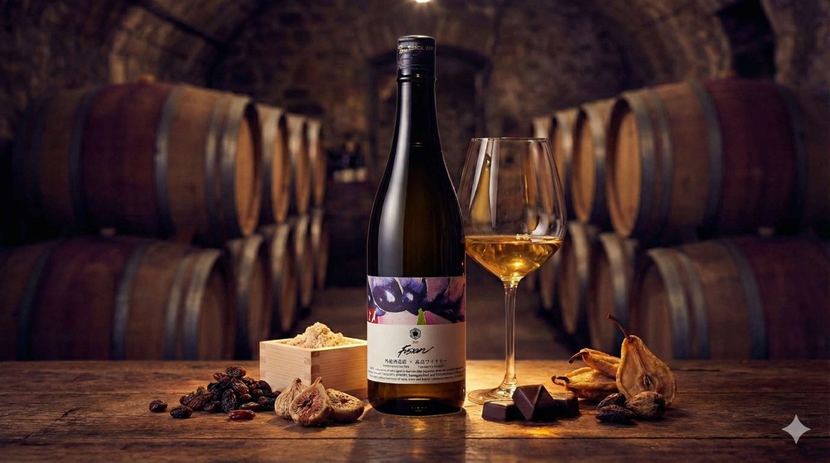 画像4: 外池酒造店 × 高畠ワイナリー FUSION 2025 “Mellow” 720ml（赤ワイン樽熟成日本酒  望 とのいけ） (4)