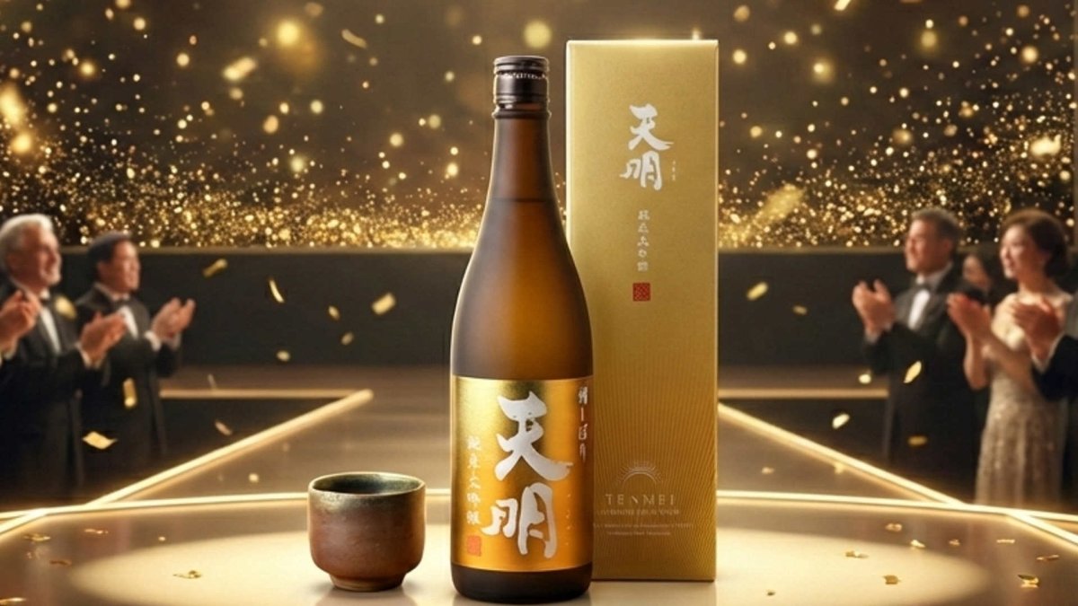 画像4: 天明 純米大吟醸 金色の天明 720ml（日本酒 曙酒造 てんめい 箱付き） (4)