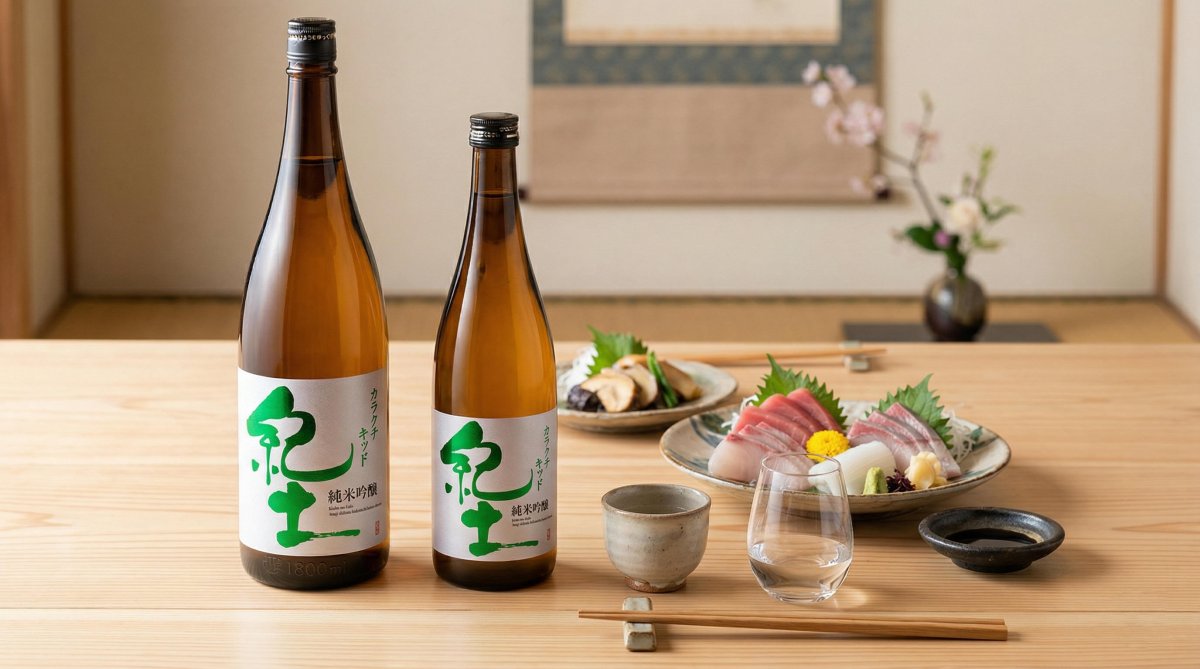 画像2: 紀土 純米吟醸 カラクチキッド　（日本酒  平和酒造 和歌山） (2)