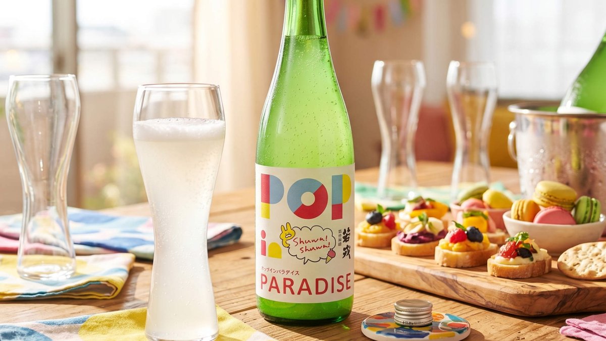 画像2: 若戎 ポップインパラダイス 生 おりがらみ活性生 720ml（日本酒 陸奥八仙 八戸酒造 ）（要冷蔵） (2)