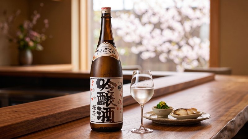 出羽桜 桜花吟醸酒 火入 1800ml - 酒舗 井上屋