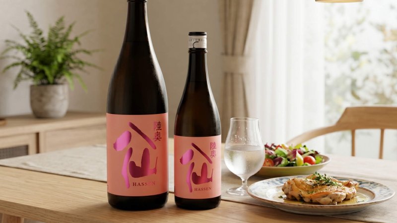 陸奥八仙 ピンクラベル 吟醸 火入（日本酒 八戸酒造 むつはっせん