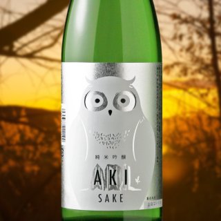 寒紅梅 ふくろうラベル 純米吟醸 AKI酒（日本酒 寒紅梅酒造 かんこう