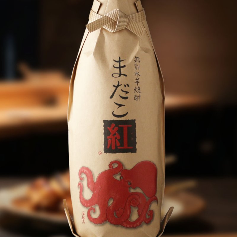 まだこ 紅 1800ml（芋焼酎 酒蔵王手門） - 酒舗 井上屋
