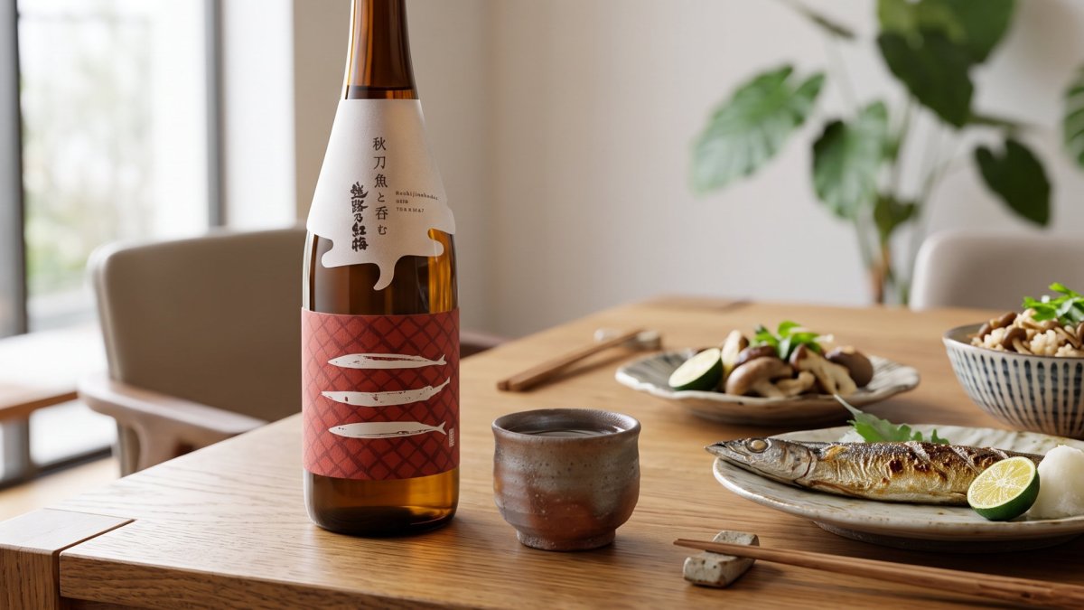画像2: 秋刀魚と呑む越路乃紅梅 無濾過原酒（日本酒 頚城酒造 こしじのこうばい） (2)