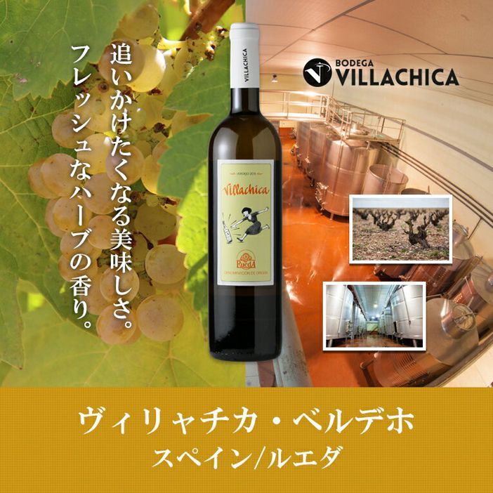 ヴィリャチカ・ベルデホ【白ワイン/スペイン/750ml】【夏季クール便推奨】 - 酒舗 井上屋